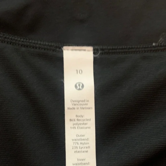 Lululemon Black Speed Up Shorts, 2.5 inch, LR
Size 10, Excellent Condition - Picture 2 of 6